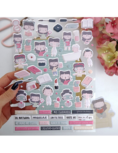 IN La Sra. Lola puffy stickers | Alúa Cid design