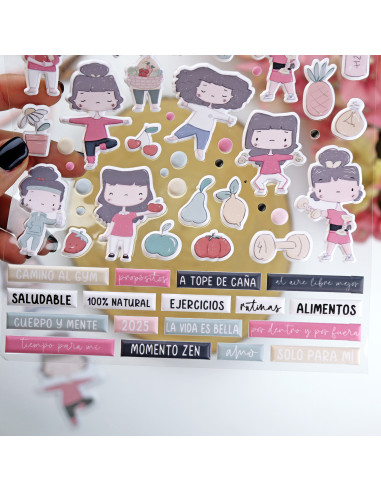 OUT La Sra. Lola puffy stickers | Alúa Cid design