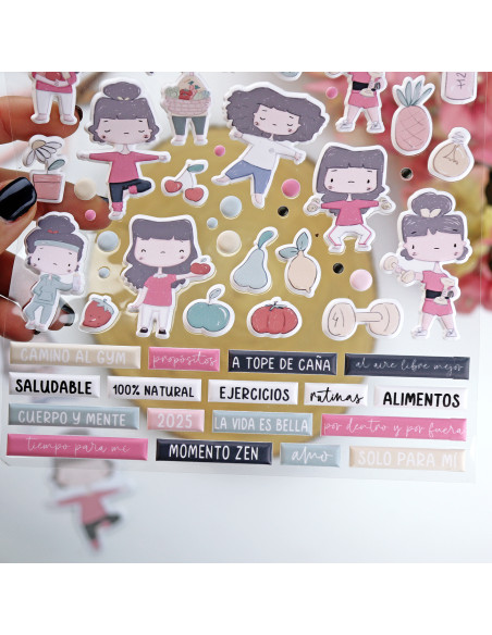 OUT La Sra. Lola puffy stickers | Alúa Cid design