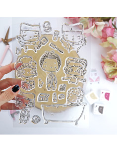 Me Mimo stamp & dies set | La Sra. Lola collection