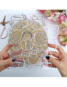 Me Mimo stamp & dies set | La Sra. Lola collection 2