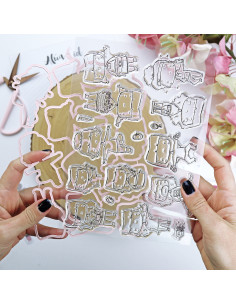 Me Cuido stamp & dies set | La Sra. Lola collection 2