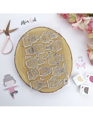 Me Cuido stamp & dies set | La Sra. Lola collection