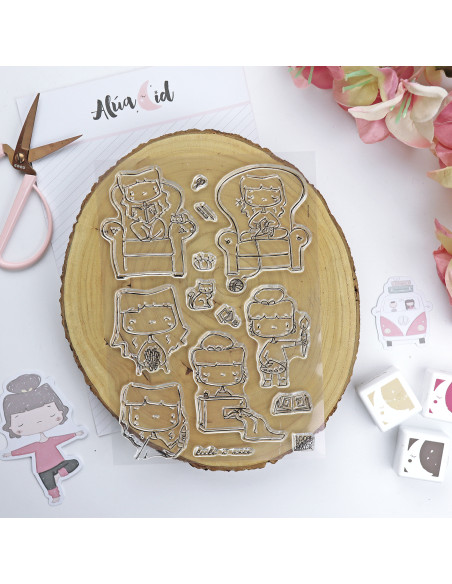 Tiempo para mí stamp & dies set | La Sra. Lola collection