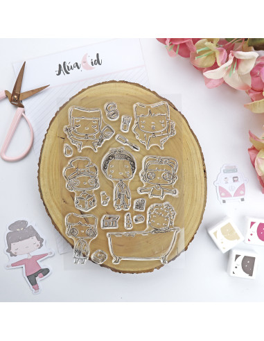 Me Mimo stamp set | La Sra. Lola collection