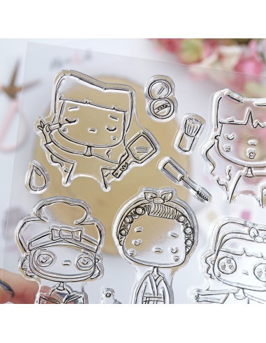 Me Mimo stamp set | La Sra. Lola collection