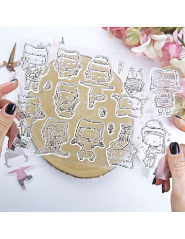 Me Cuido stamp set | La Sra. Lola collection