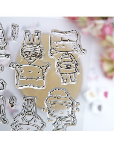 Me Cuido stamp set | La Sra. Lola collection Me Cuido stamp set | La Sra. Lola collection