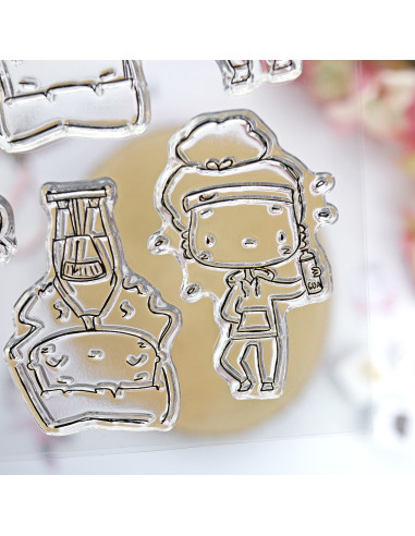 Me Cuido stamp set | La Sra. Lola collection Me Cuido stamp set | La Sra. Lola collection
