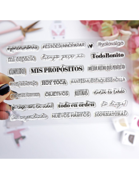 LolaMensajes stamp set | La Sra. Lola collection
