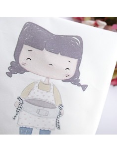 Mini Chef fabric Panel | La Sra. Lola collection 2