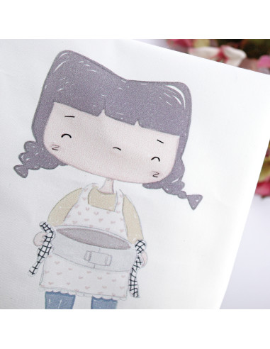 Mini Chef fabric Panel | La Sra. Lola collection