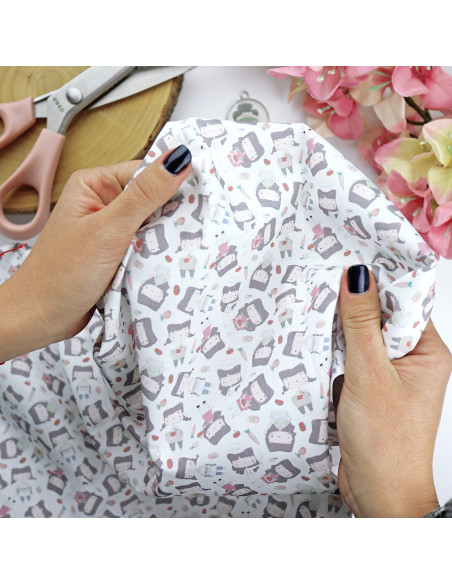 5m printed fabric Con las manos en la masa | La Sra. Lola collection