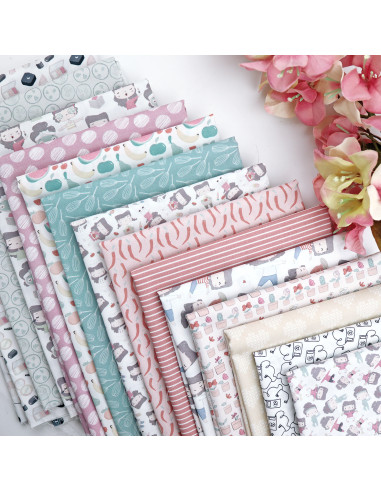 5m Me Mimo printed fabric | La Sra....