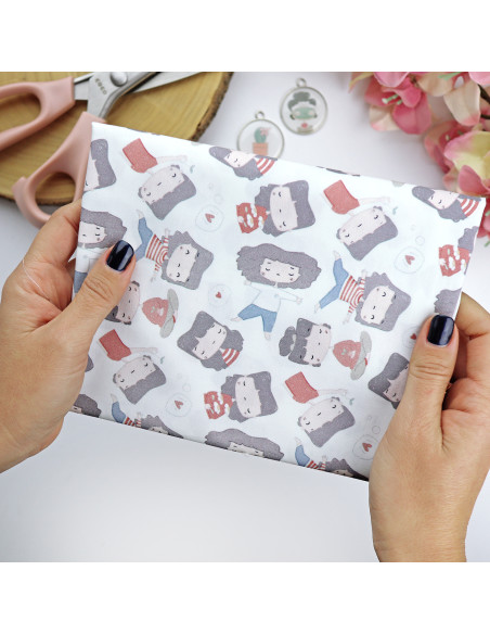 5m printed fabric Momento Zen | La Sra. Lola collection