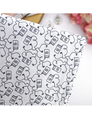 5m printed fabric De camino al GYM | La Sra. Lola collection