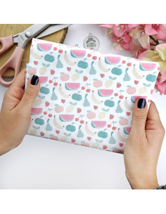 5m printed fabric 100% natural | La Sra. Lola collection