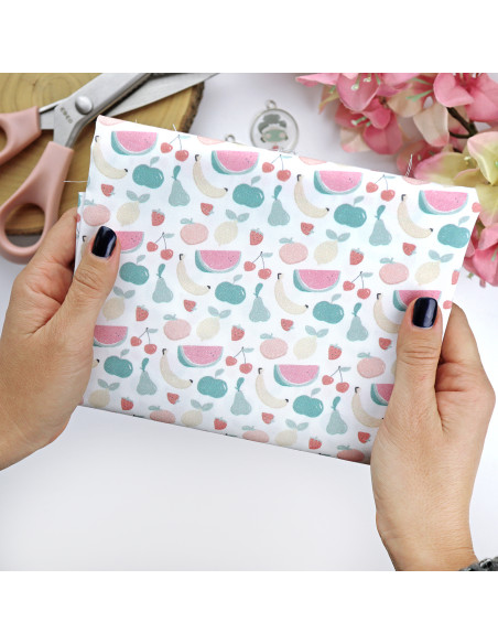 5m printed fabric 100% natural | La Sra. Lola collection