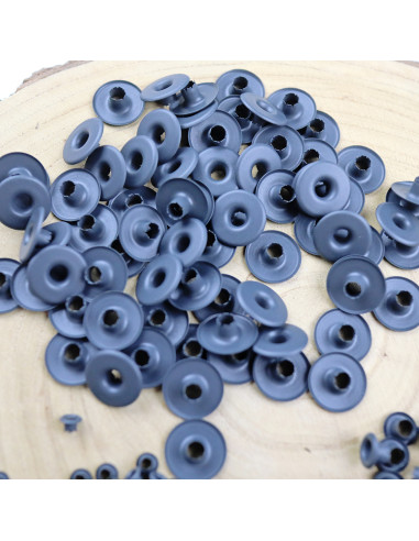 Pack of 500 eyelets in Antracita color