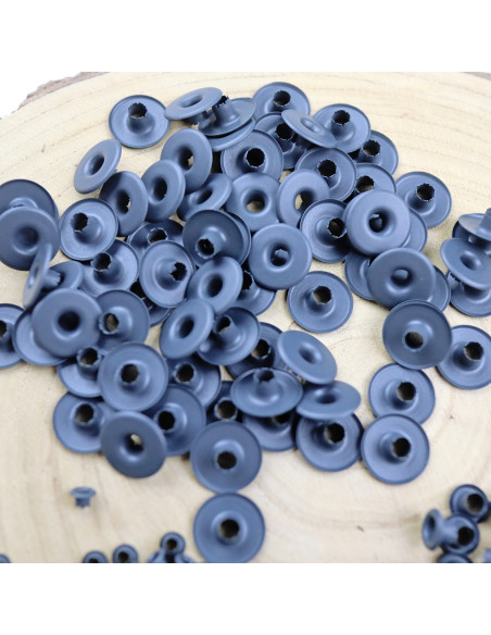 Pack of 500 eyelets in Antracita color