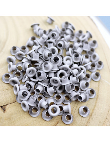 Pack of 500 eyelets in Angora color