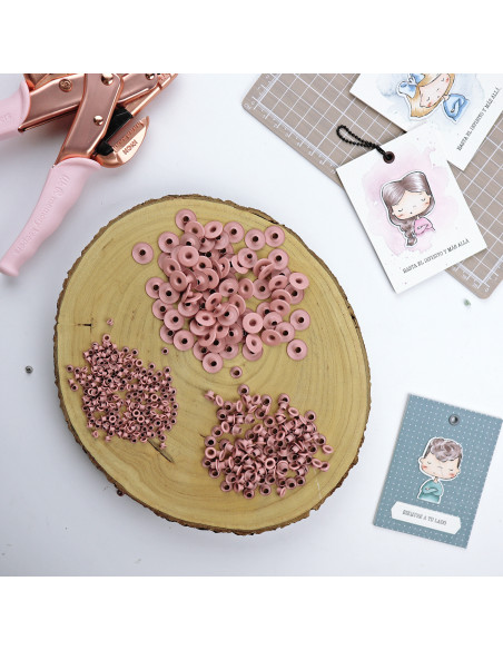 Pack of 500 eyelets in Bailarina color