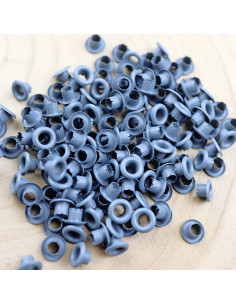 Pack of 500 eyelets in Petróleo color 2