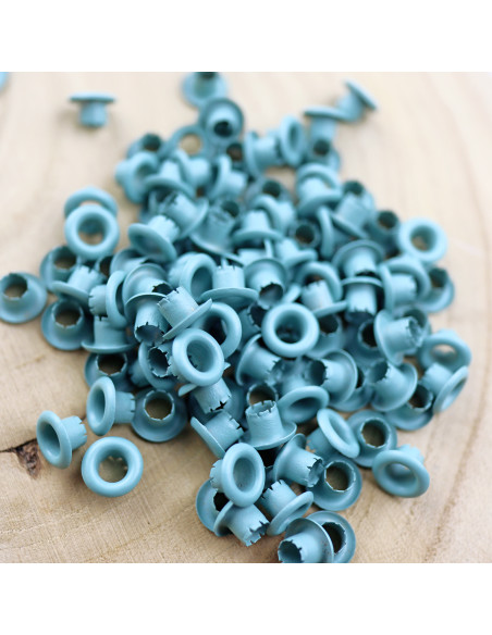Pack of 500 eyelets in Rústico color