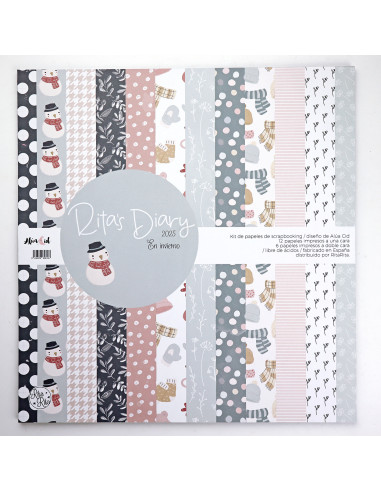 Invierno Coordinated Paper kit | Rita's Diary collection