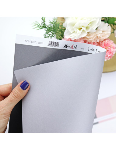 Antracita Solid paper sheet | Rita's Diary collection