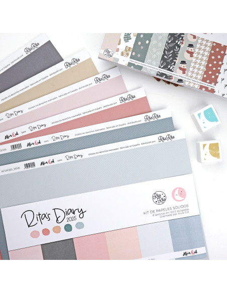 Solid Paper kit 2025 | Rita's Diary collection