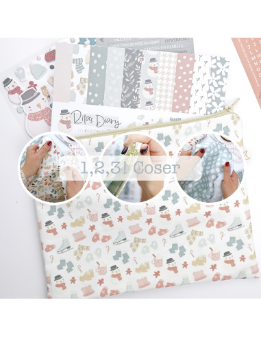 123 Coser! Estuche Invierno | Kit for sew Workshop