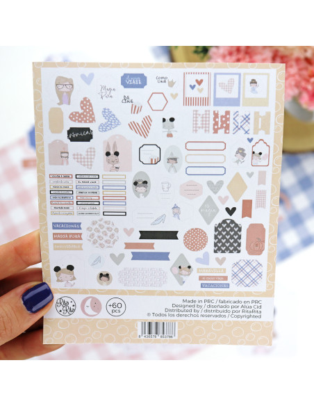 Fantasía tags Die cuts | Alúa Cid design