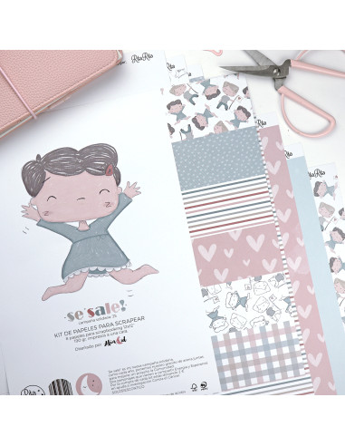 Se sale Nena | Solidarity paper kit, by Alúa Cid