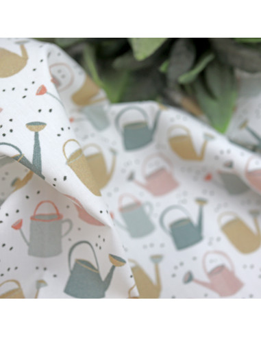 5m Como una regadera printed fabric | Rita's Diary collection 5m Como una regadera printed fabric | Rita's Diary collection