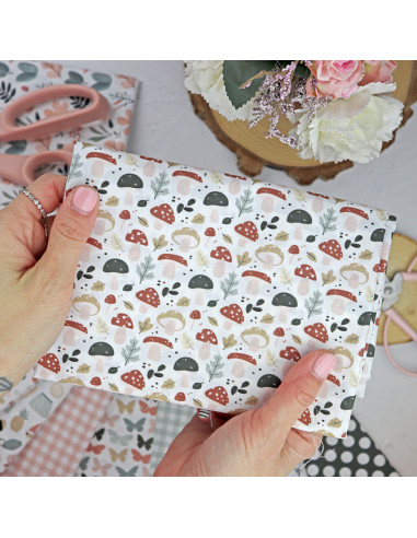 5m Cogumelos printed fabric | Rita's Diary collection
