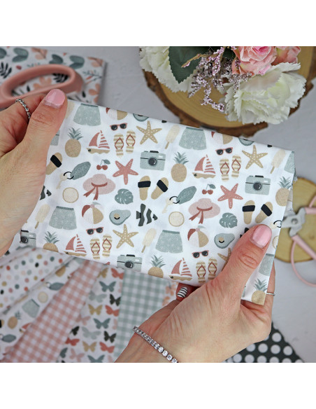 5m Verano printed fabric | Rita's Diary collection