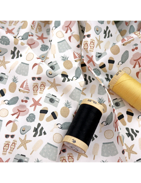 5m Verano printed fabric | Rita's Diary collection