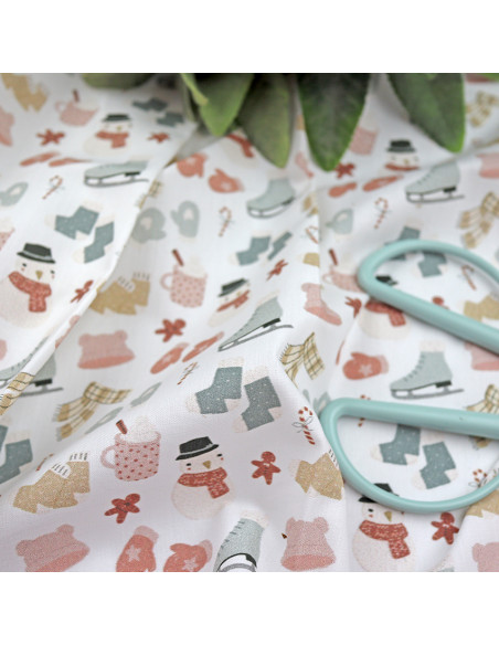 5m Invierno printed fabric | Rita's Diary collection