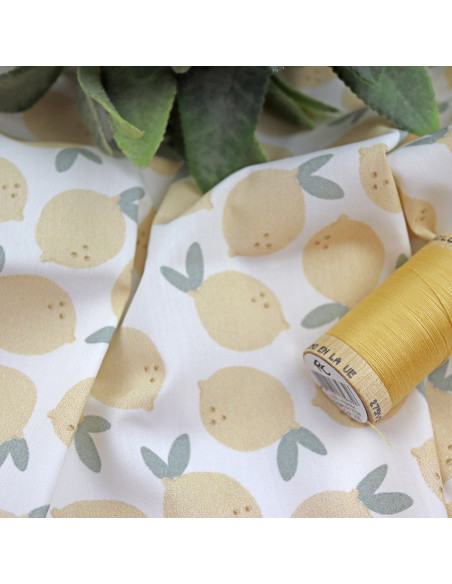 5m Medio limón printed fabric | Rita's Diary collection