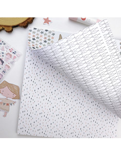 Ohana de fiesta 12x12" paper pad | Alúa Cid design 2