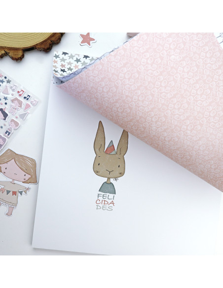 Ohana de fiesta paper pad | Alúa Cid design