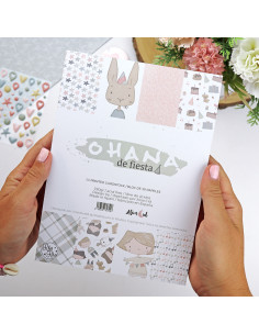 Ohana de fiesta 6x8 paper pad of Alúa Cid