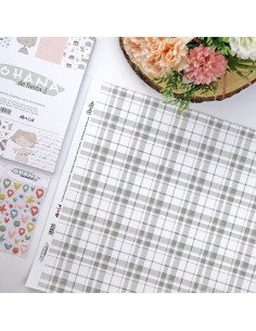 Ohana de fiesta laminated paper sheet of Alúa Cid 2