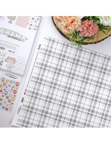 Ohana de fiesta laminated paper sheet of Alúa Cid