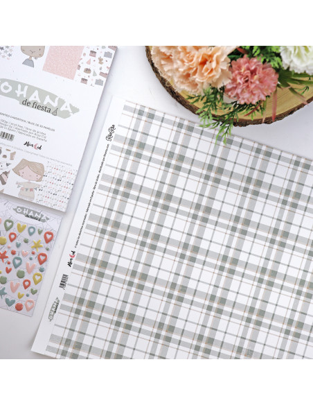 Ohana de fiesta laminated paper sheet of Alúa Cid