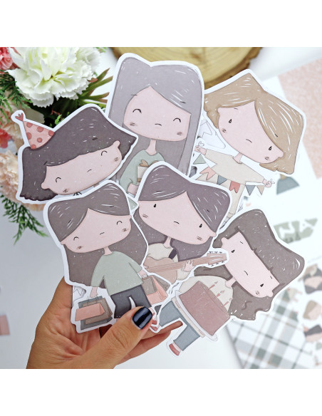 Ohana de fiesta Die-cuts of Alúa Cid