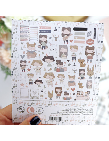 Ohana de fiesta Die-cuts of Alúa Cid Ohana de fiesta Die-cuts of Alúa Cid