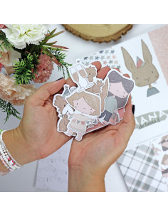 Ohana de fiesta Die-cuts of Alúa Cid