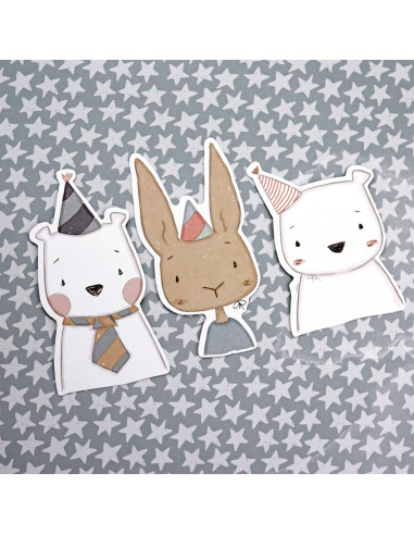 Ohana de fiesta Die-cuts of Alúa Cid